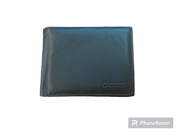 CARTEIRA MASC DPTO JEANS PRETO REF 6359