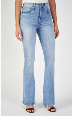 CALCA JEANS ACOSTAMENTO FEM SCULPETED FLARE JEANS CLARO