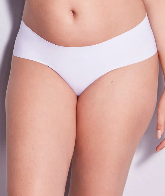 CALCINHA TANGA BRASILEIRA HOPE EM MICROFIBRA NUDE - BRANCO - M