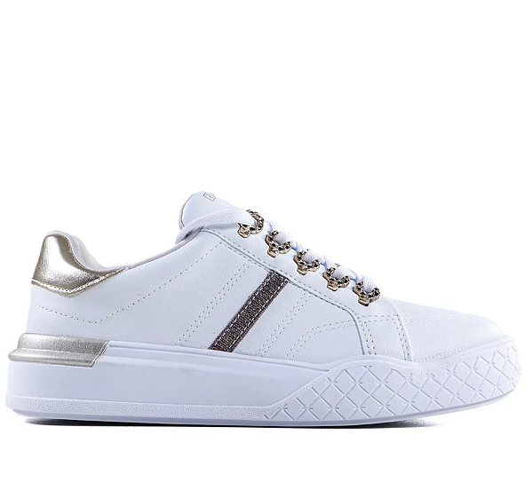 TENIS RAMARIM BRANCO/OURO REF 23-81203