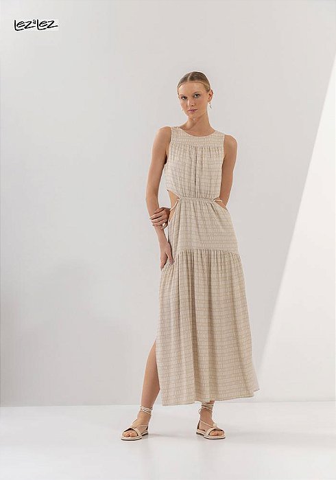 VESTIDO LEZ A LEZ CREPE SIENA M KALINGA