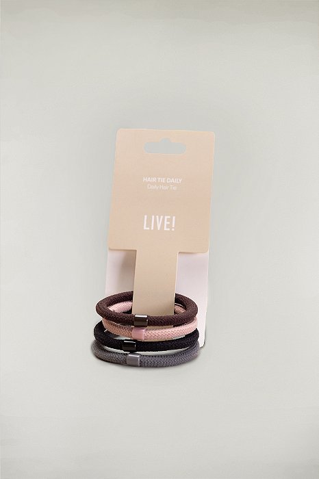 KIT LIVE HAIR TIE DAILY 4UND SORTIDO