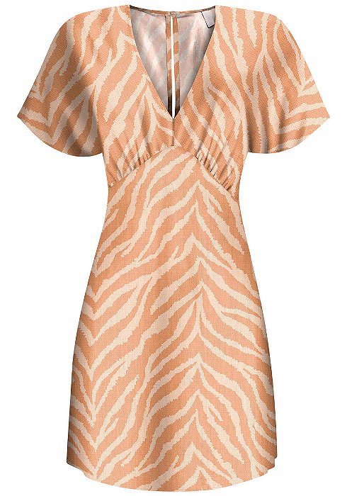 VESTIDO CURTO LEZ A LEZ ISTAMBUL P ZEBRA