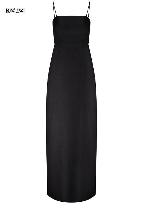 VESTIDO MIDI LEZ A LEZ KIAN P PRETO REATIVO