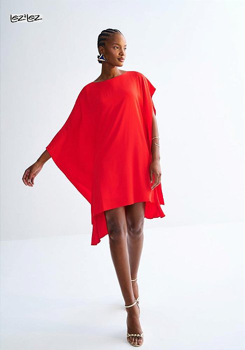 VESTIDO LEZ A LEZ ISTAMBUL P VERMELHO REDDISH
