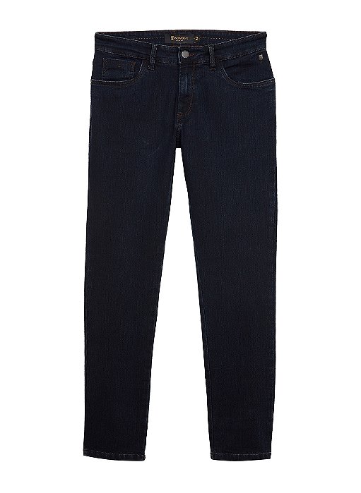 CALCA JEANS MASC INDIVIDUAL FIVE POCKETS - JEANS ESCURO