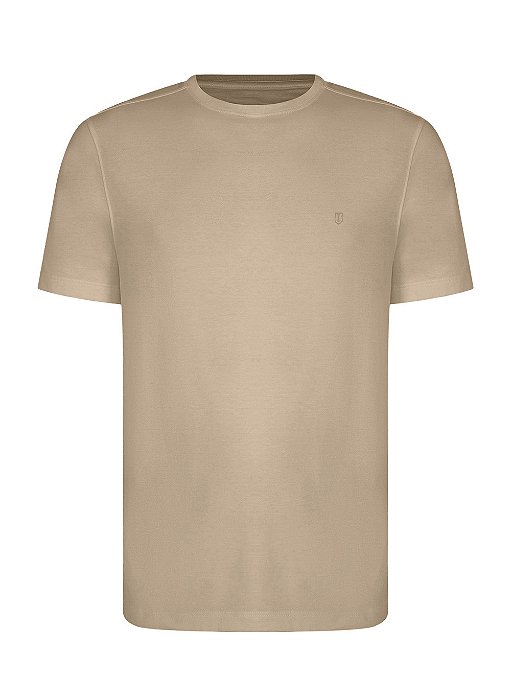 T-SHIRT MC INDIVIDUAL BASICO COMFORT - BEGE CLARO
