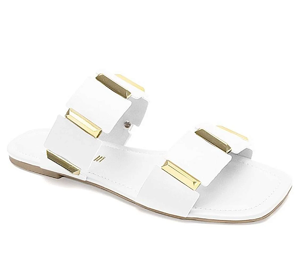 SANDALIA RASTEIRA SANTINELLI INTENSE OFF WHITE