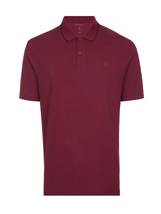 POLO MC INDIVIDUAL BASICO COMFORT FIT - VINHO