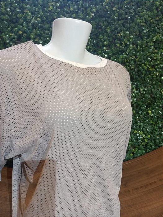 CAMISETA CROPPED LIVE NET ZINC G