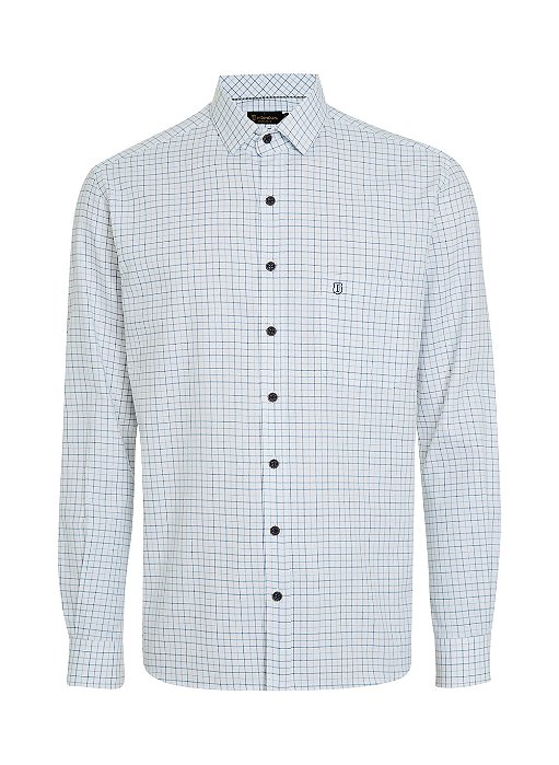 CAMISA ML INDIVIDUAL COMFORT FIT XADREZ VERDE MEDIO - BRANCO