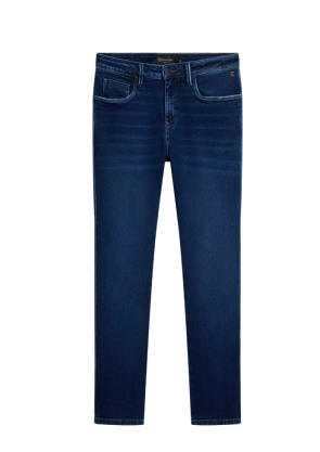 CALCA JEANS MASC INDIVIDUAL RIGHT B5 - JEANS ESCURO