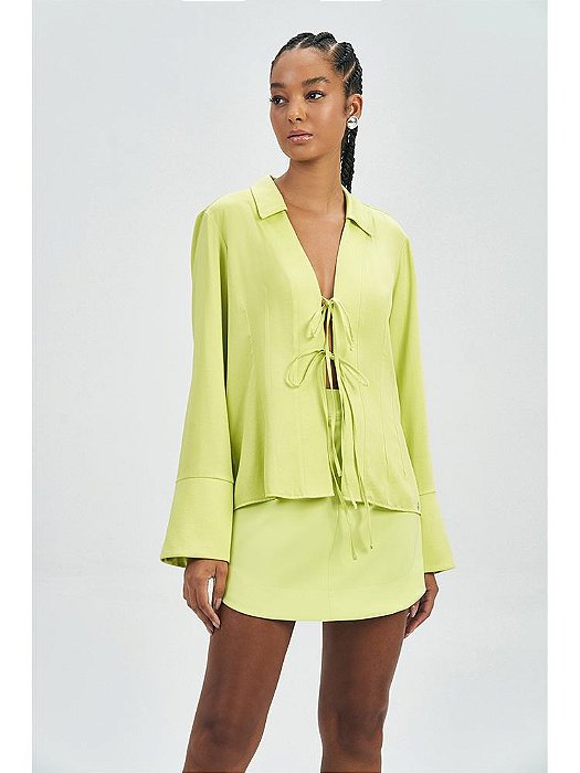 BLUSA ML ACOSTAMENTO 40 CITRUS GREEN