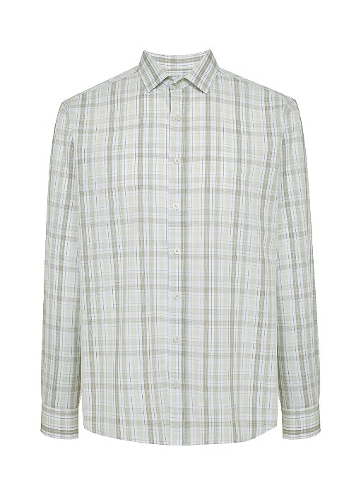 CAMISA ML INDIVIDUAL COMFORT FIT 5 XADREZ VERDE MEDIO