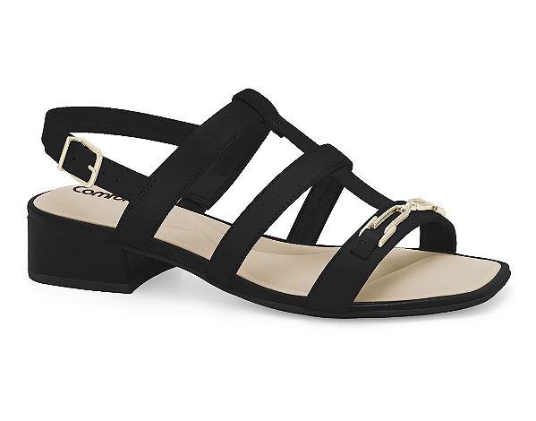 SANDALIA COMFORTFLEX NAPA BLESS PRETO