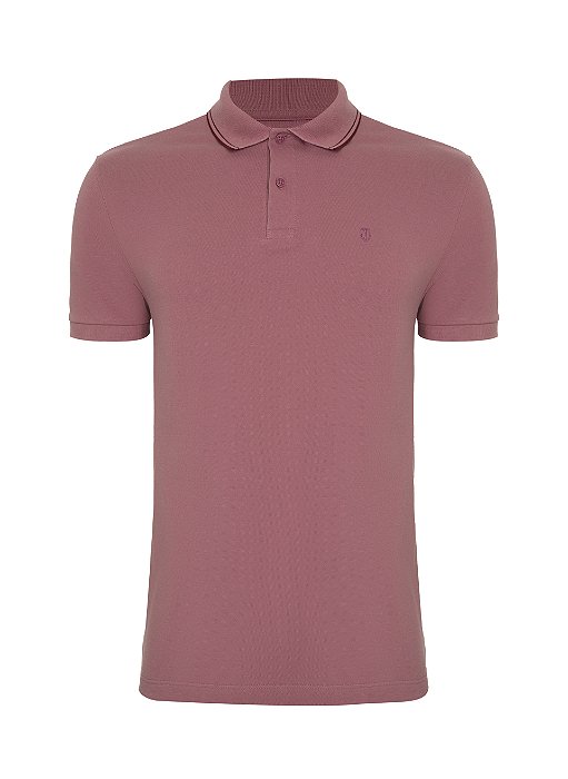 POLO MC INDIVIDUAL BASICA SLIM FIT - ROXO CLARO