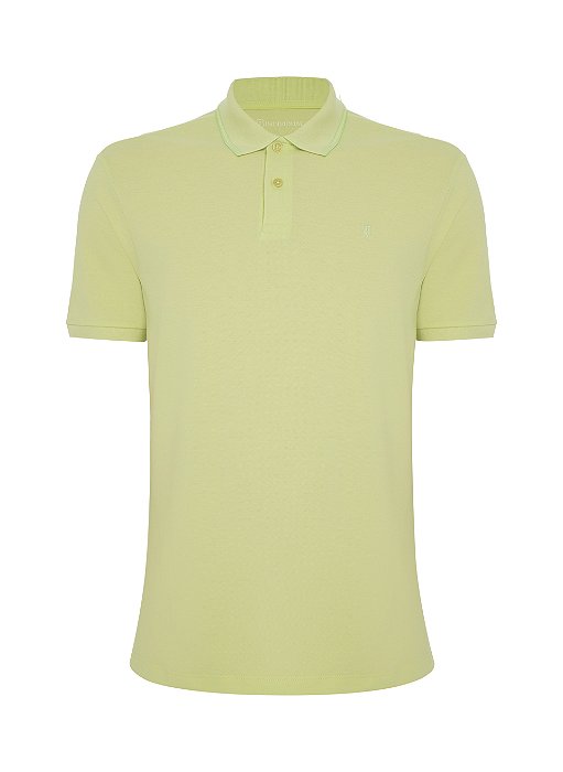 POLO MC INDIVIDUAL BASICA SLIM FIT - VERDE CLARO