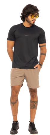 CAMISETA DI PAULA POLIAMIDA ULTRA 510057 PRETO M