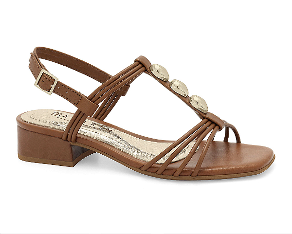 SANDALIA RAMARIM NAPA POLISH TOFFEE