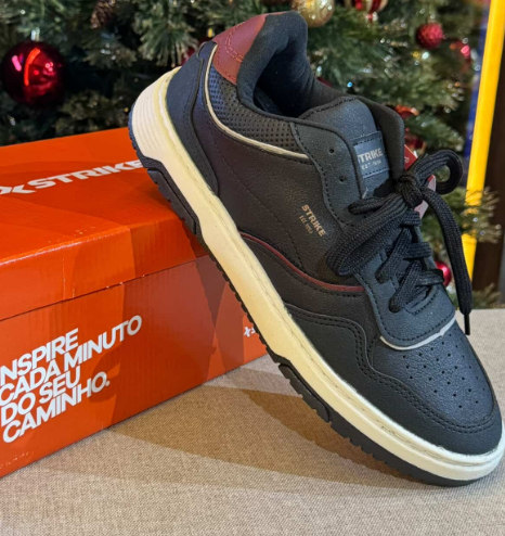 TENIS STRIKE STREET WEAR ZIGG-09 PRETO