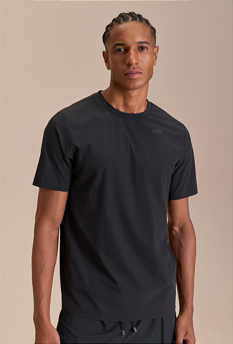 CAMISETA LIVE COMFY MIX MEN G NOIR BLACK