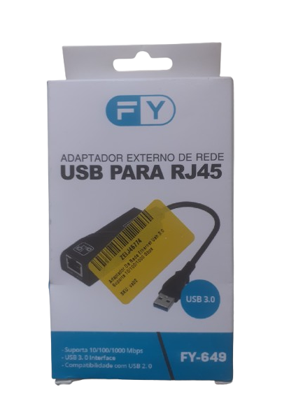 Adaptador USB RJ45 FY-649