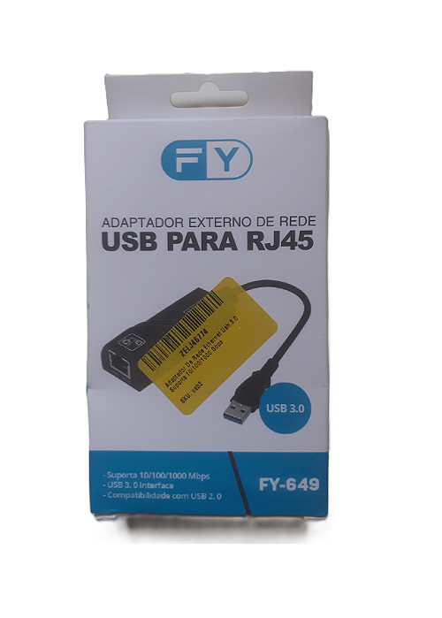 Adaptador USB para RJ45 10/100/1000