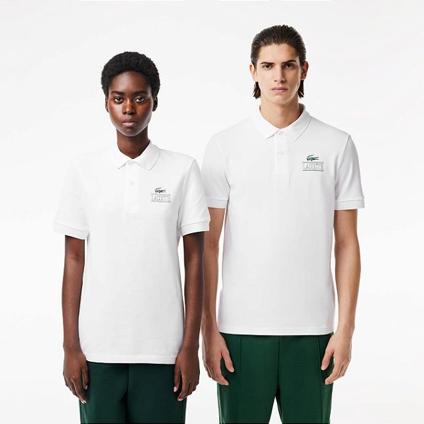 POLO UNISSEX REGULAR FIT - COR BRANCO