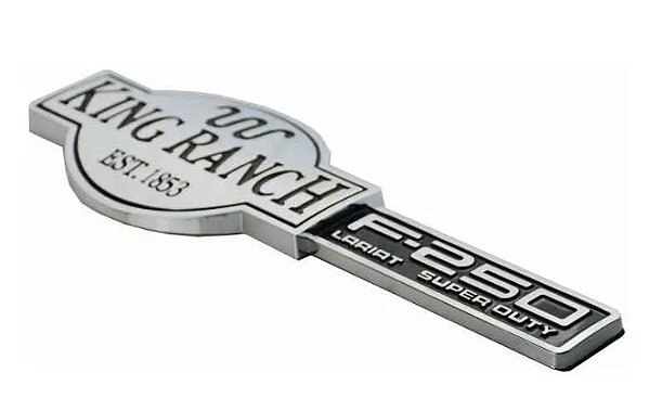 EMBLEMA - KING RANCH - LOGO - MOPAR - CROMADO - ORIGINAL