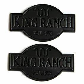 EMBLEMA - KING RANCH - LOGO - PRETO