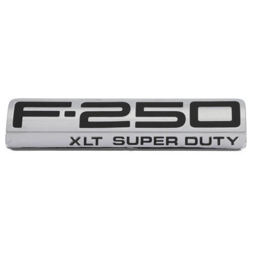 Emblema - F-250 - Xlt Super Duty - Branco/preto