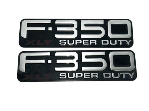 EMBLEMA - F-350 - XLT SUPER DUTY - PRETO