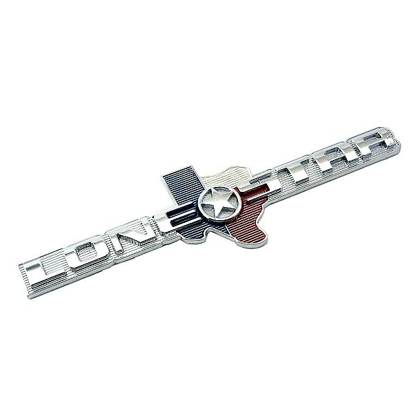 EMBLEMA - LONE STAR - CROMADO