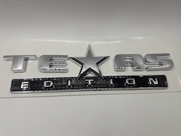 EMBLEMA - HIGH COUNTRY - CROMADO/PRETO