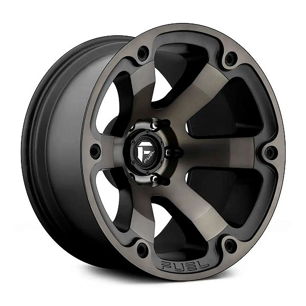 Jogo de Rodas Fuel Beast D564 20x9 8x165.1 +1MM Preto Fosco Fresado