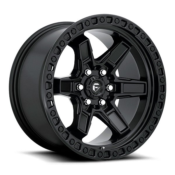 Jogo de Rodas Fuel Kicker 6 D697 18x9 6x139.7 -12MM Preto Fosco