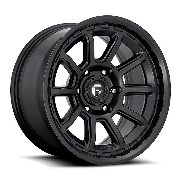 Jogo de Rodas Fuel Torque D689 18x9 6x139.7 +20MM Preto Fosco