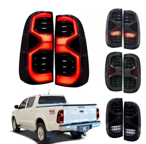 LANTERNA TRASEIRA - HILUX - LED - 05/14 - MODELO SRX - VERMELHA