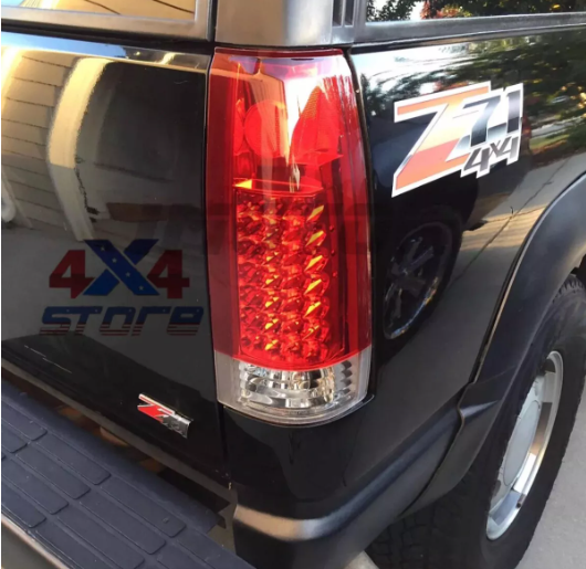 LANTERNA TRASEIRA - F-250 - LED - MODELO 2 - VERMELHA