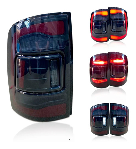 LANTERNA TRASEIRA - DODGE RAM - MORIMOTO - 2012 - 3D - VERMELHA