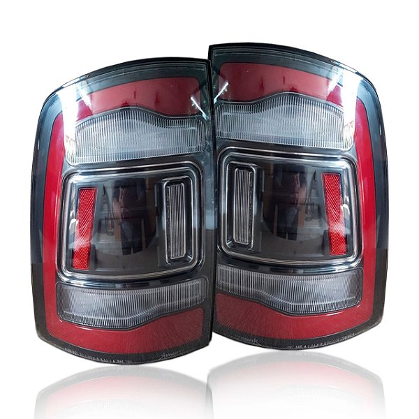 Lanterna Oled vermelha cristal para Dodge Ram 2010 a 2012 modelo 2022