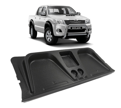 Aplique Para Tampa Traseira Poltrona Para Toyota Hilux 2012