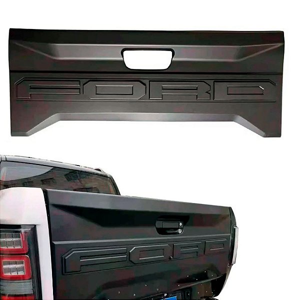 Aplique Raptor para tampa traseira Ford Ranger 2013 a 2023