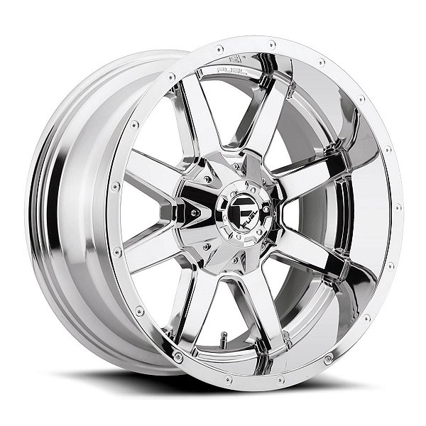 Jogo de Rodas Fuel Maverick D536 17x9 8x165.1 +1MM Cromada