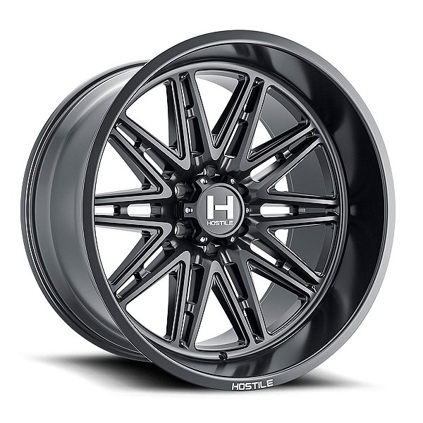 Jogo de Rodas Hostile Maniac H126 20x10 8x165.1 -19MM Preto