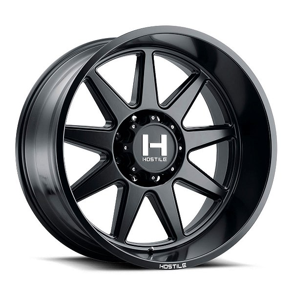 Jogo de Rodas Hostile Omega H121 24x12 8x165.1 -44MM Preto