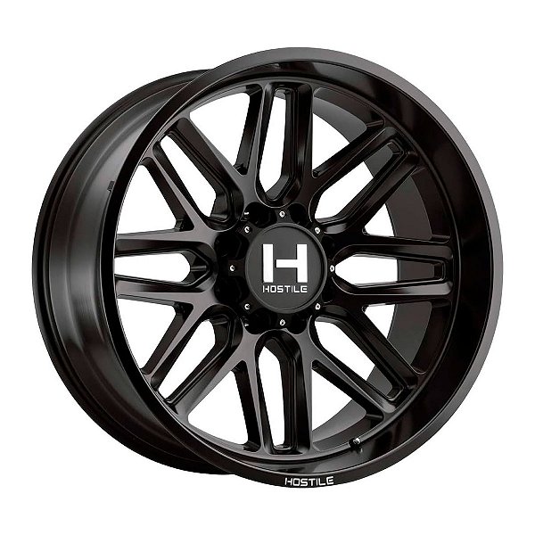 Jogo de Rodas Hostile Vulcan H120 24x12 8x165.1 -44MM Preto