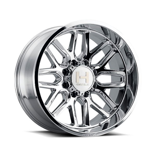 Jogo de Rodas Hostile Vulcan H120 22x10 8x165.1 -25mm Cromado