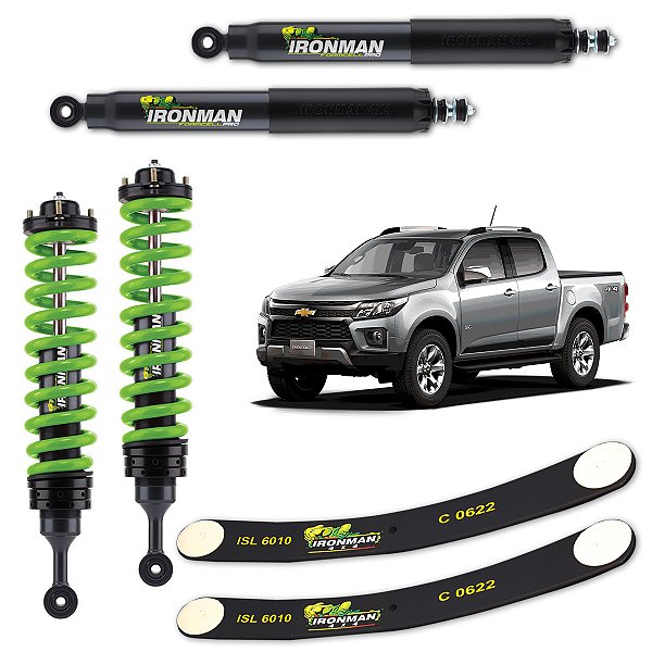Kit Suspensão IronMan Foam Cell para Chevrolet S10 2013 a 2024
