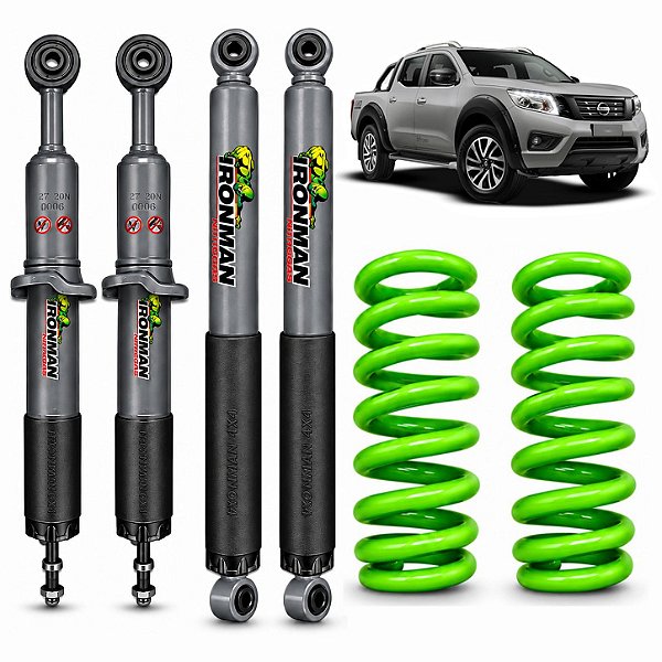 Kit Suspensão IronMan NitroGás para Nissan Frontier 2016 a 2024